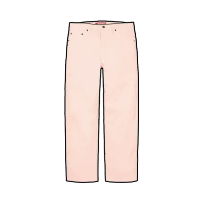 Supreme Regular Jean (25FW) "Pale Pink"