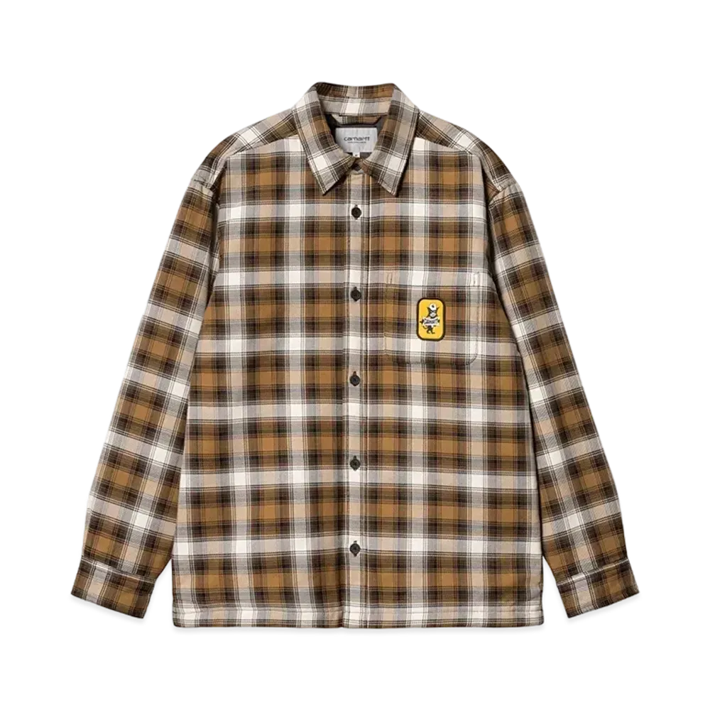 Carhartt WIP Monahan Shirt Jac "Monahan Check Hamilton Brown"