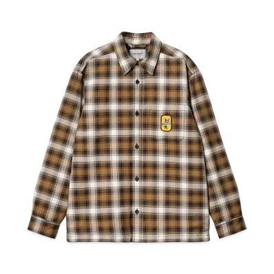 Carhartt WIP Monahan Shirt Jac "Monahan Check Hamilton Brown"