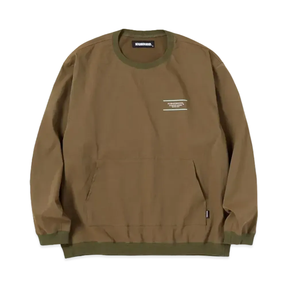 NEIGHBORHOOD HOME / E-SHIRT . LS "OLive Drab"