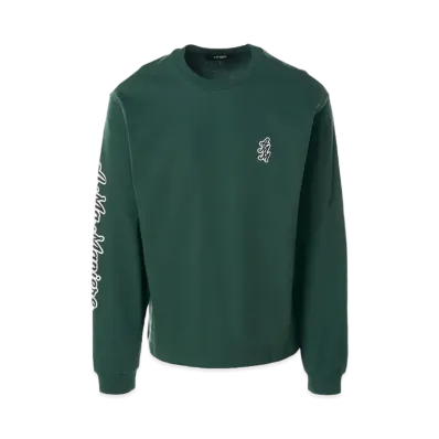 Nike JORDAN x A Ma Maniere Cursive Logo Long Sleeve T-shirt "Green"