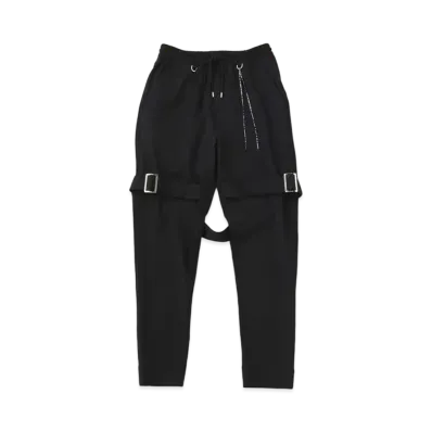 mastermind JAPAN Jersey Bondage Pants "Black"