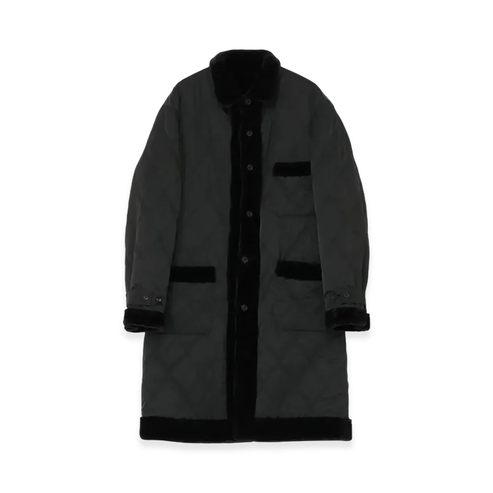 S'YTE Reversible Quilted Coat "Black"