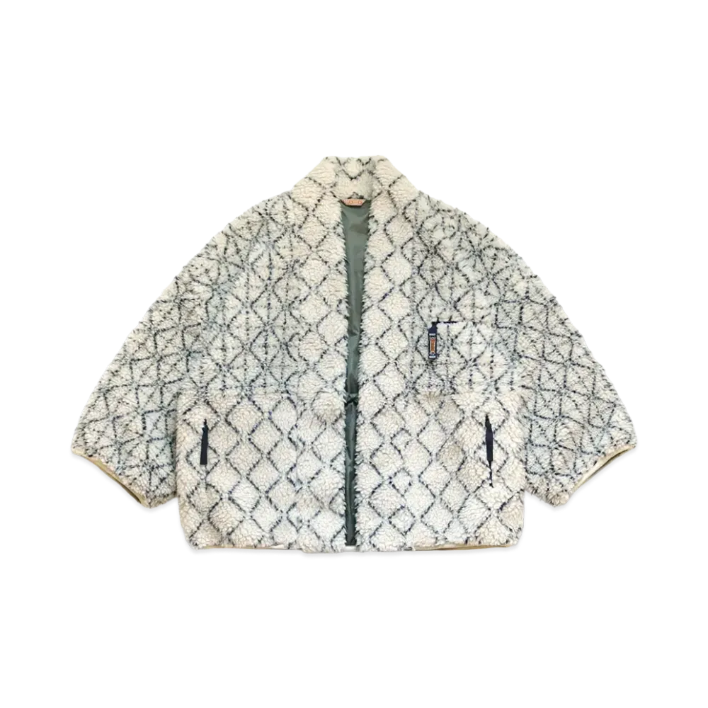 KAPITAL ROAD ACCARDED BOAR FLEECE CASA JACKET "Quinity"