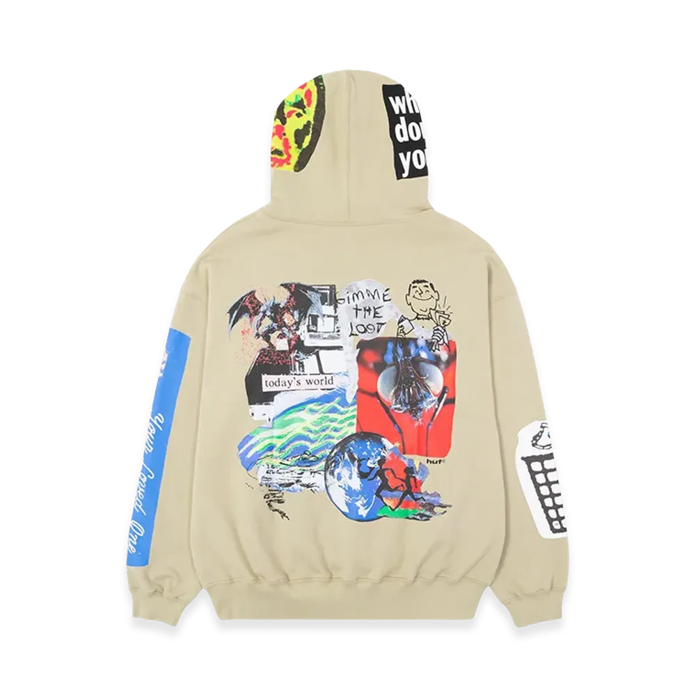 HUF Gimme The Loot Hoodie "Sand"