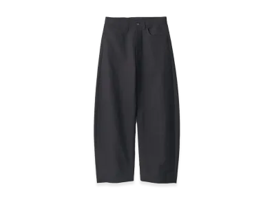 ssstein Double Weave Cotton Round Pants "Black"