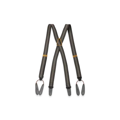 T.T Taiga Takahashi LOT.005 Suspender "Multi Stripe Black"