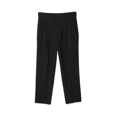 NEEDLES Tucked Side Tab Trouser - Poly Cloth "Black"