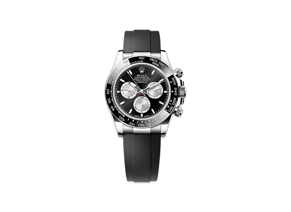ROLEX Cosmograph Daytona 40mm White Gold 126519LN "Bright Black/Steel"