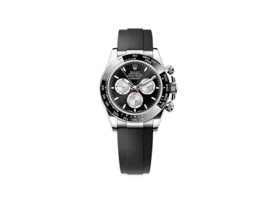 ROLEX Cosmograph Daytona 40mm White Gold 126519LN "Bright Black/Steel"