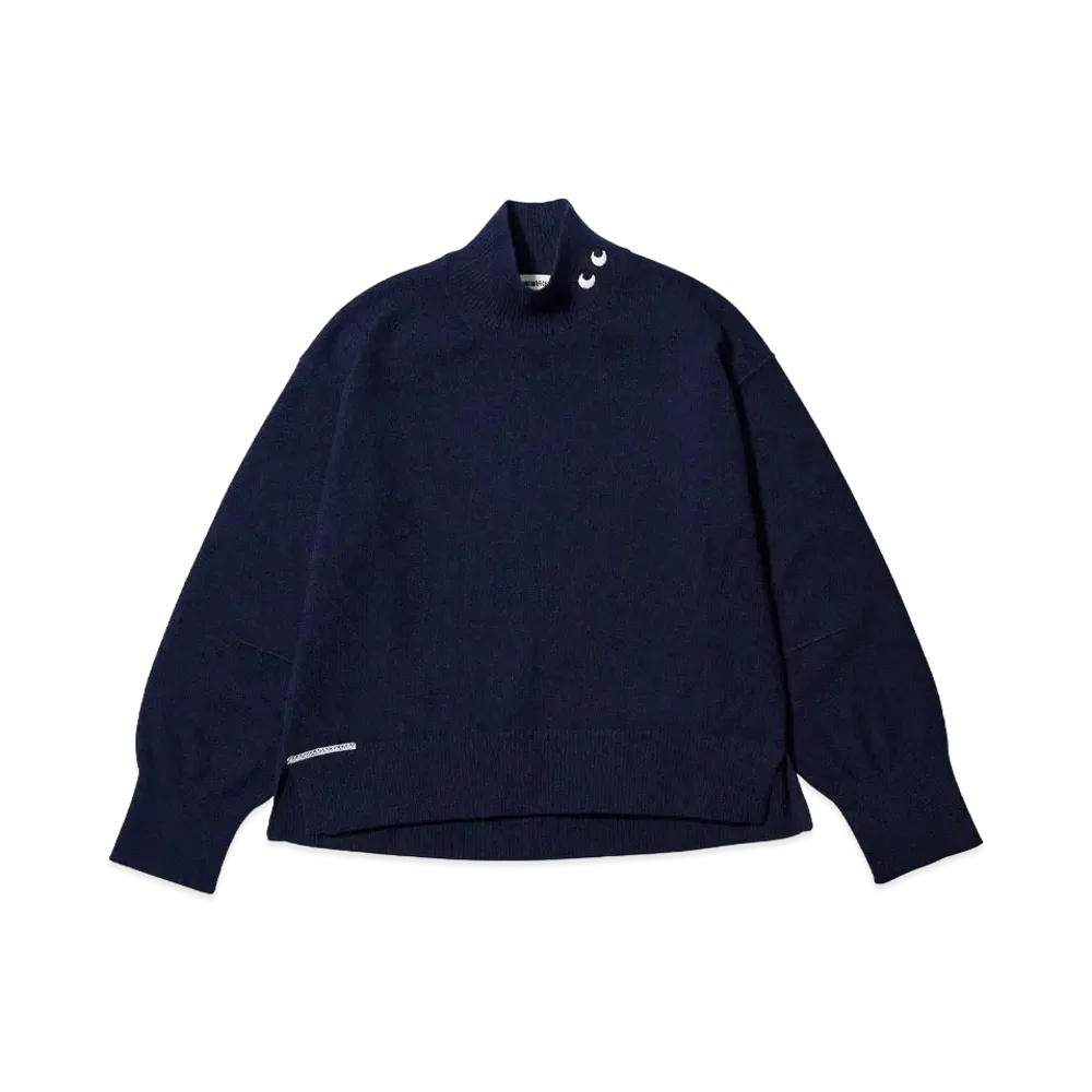 Uniqlo X Anya Hindmarch Cashmere High Neck Sweater "Navy"