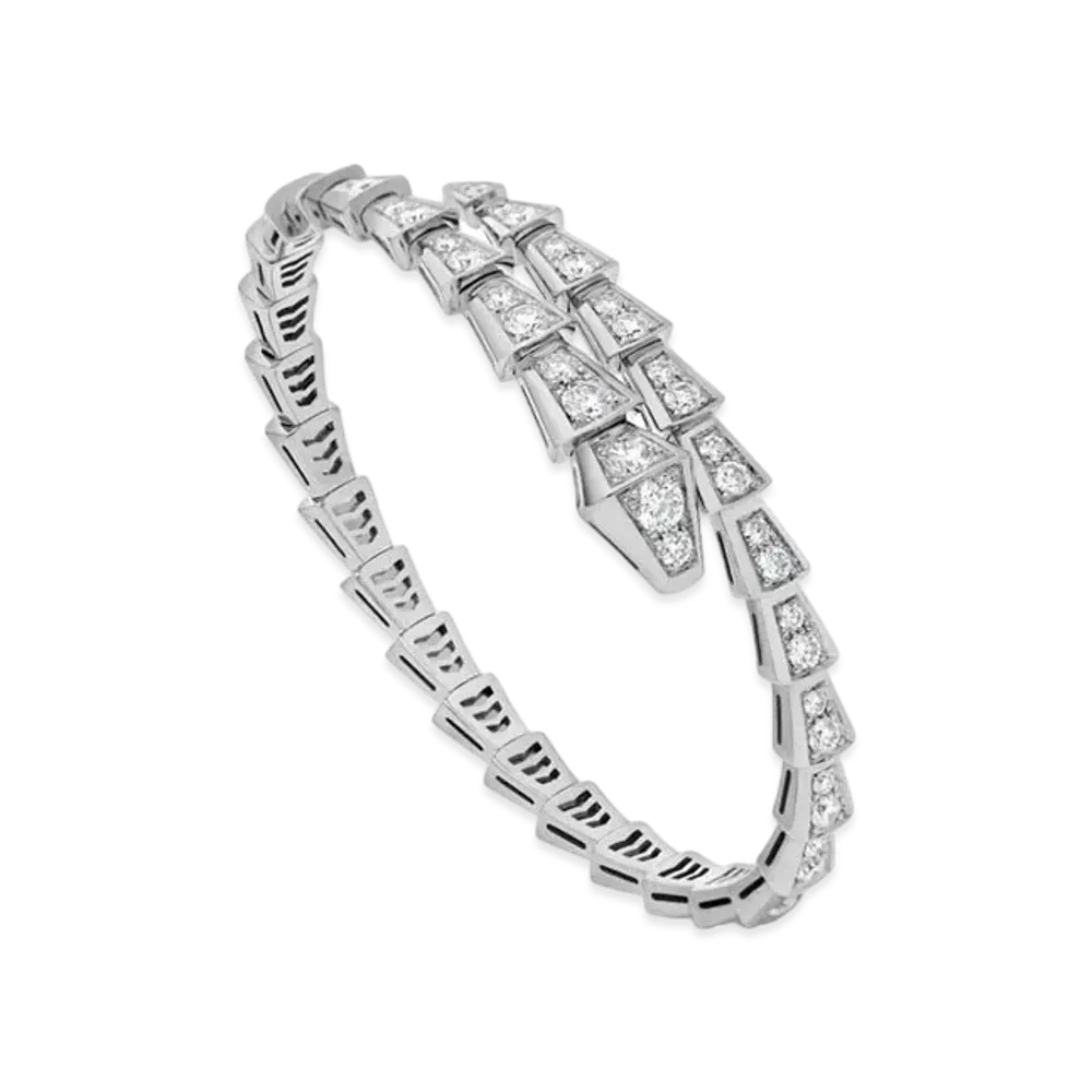 BVLGARI Serpenti Viper Bracelet 18K "White Gold"