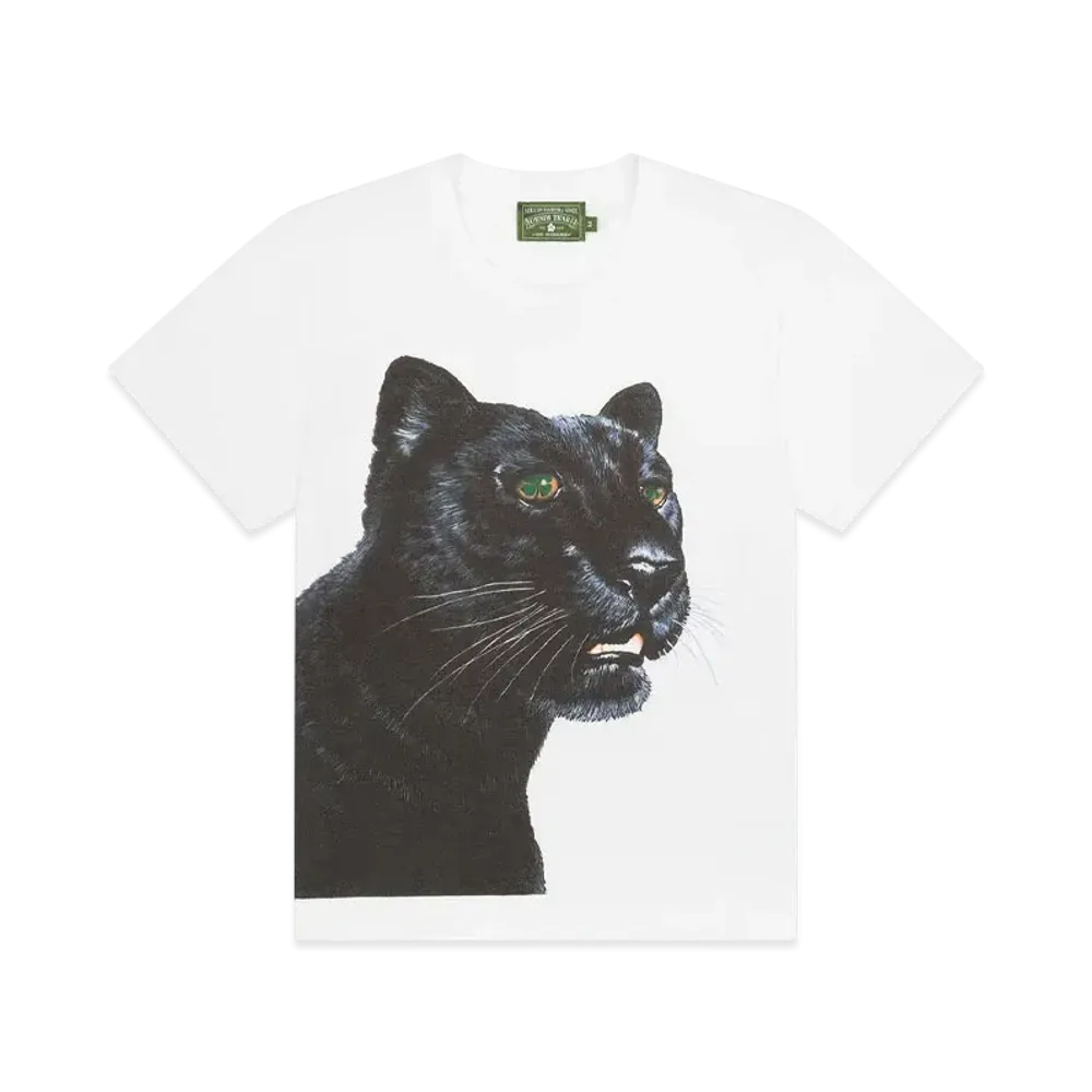 DENIM TEARS Green Eyed Panther Tee "White"