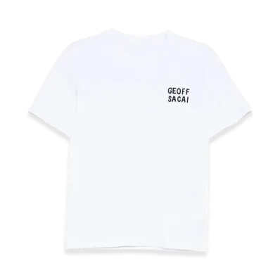 sacai Women's Geoff Embroidery Tshirt "White"