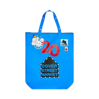 Dover Street Market London x Chopova Lowena 20th Anniversary Tote "Blue"