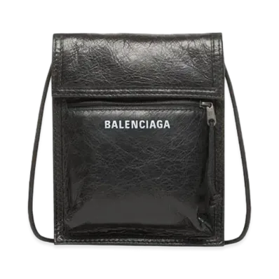 BALENCIAGA Explorer Small Pouch With Strap "Black"