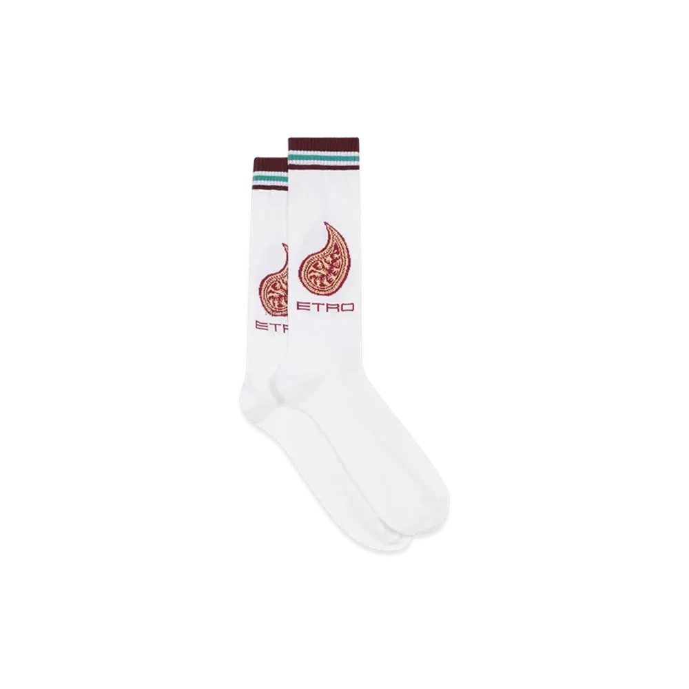 ETRO per Kaito Takahashi Socks "Burgundy"