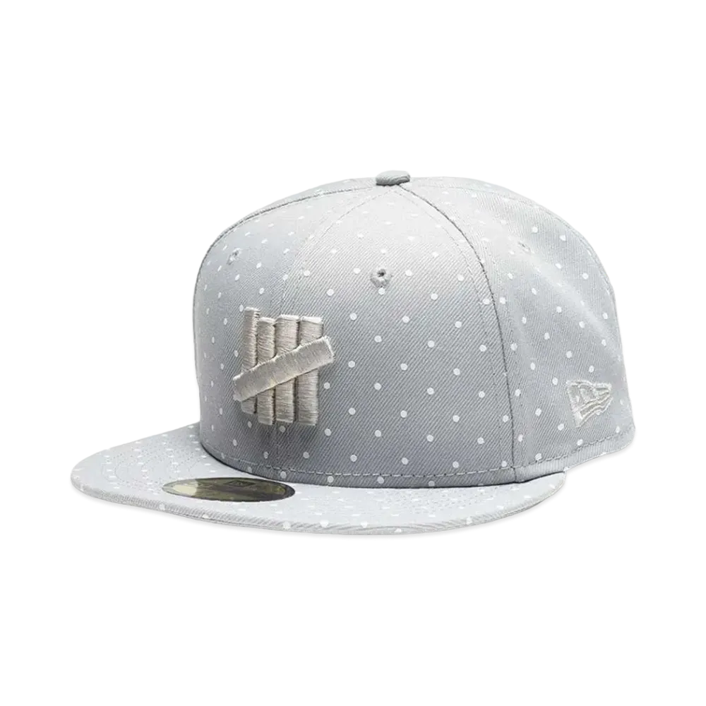 UNDEFEATED x NE Icon Dot Fitted "Light Gray"