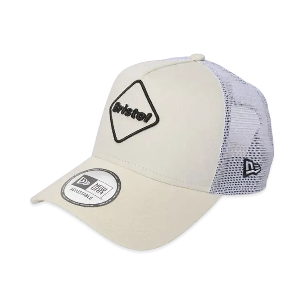 F.C.Real Bristol x NEW ERA 9Forty A-Frame Mesh Cap "Off White"