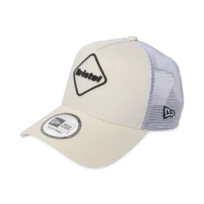 F.C.Real Bristol x NEW ERA 9Forty A-Frame Mesh Cap "Off White"