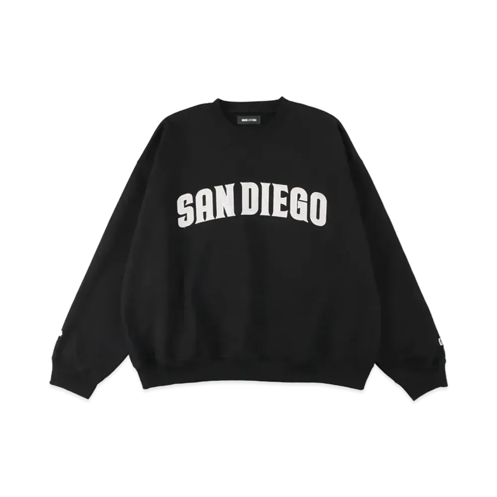 WIND AND SEA x MLB San Diego Padres Crew Neck Sweat "Black"