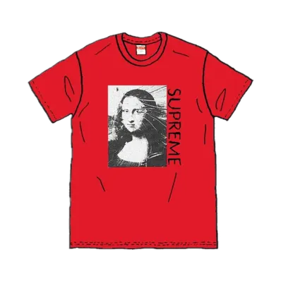 Supreme Mona Lisa Tee "Red"