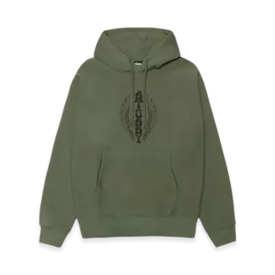 Stussy Wes Wings Hoodie "Olive"