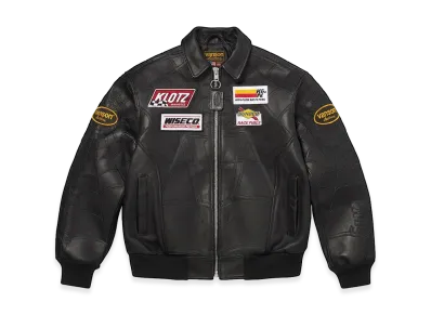 Supreme x Vanson Leathers Spider-Man Jacket "Black"