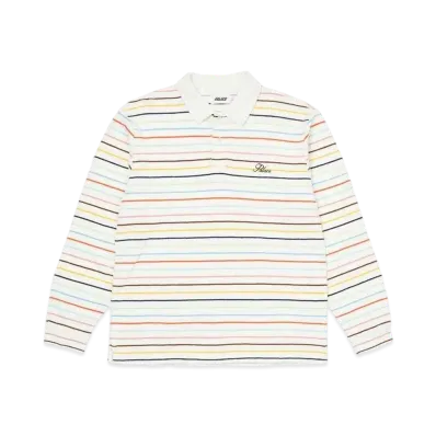 PALACE TERRY STRIPE LONGSLEEVE "White"