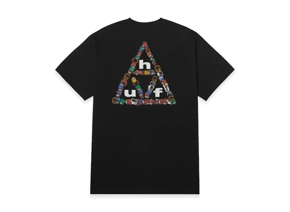 HUF x SPITFIRE Sticker TT Tee "Black"