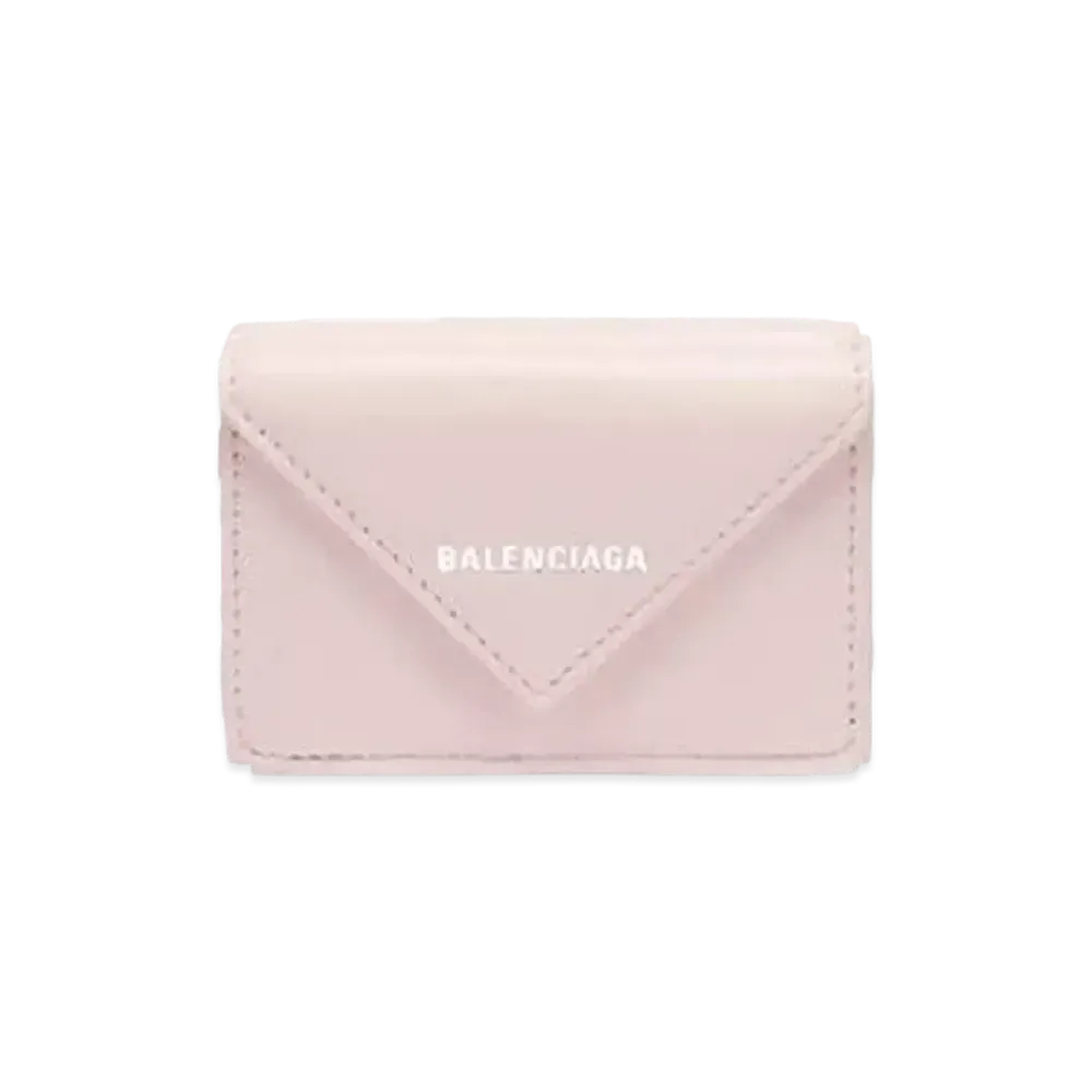 BALENCIAGA Papier Mini Wallet "Light Rose"