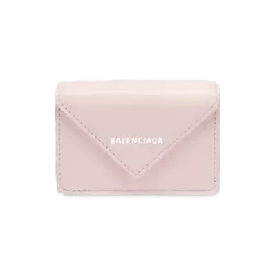 BALENCIAGA Papier Mini Wallet "Light Rose"