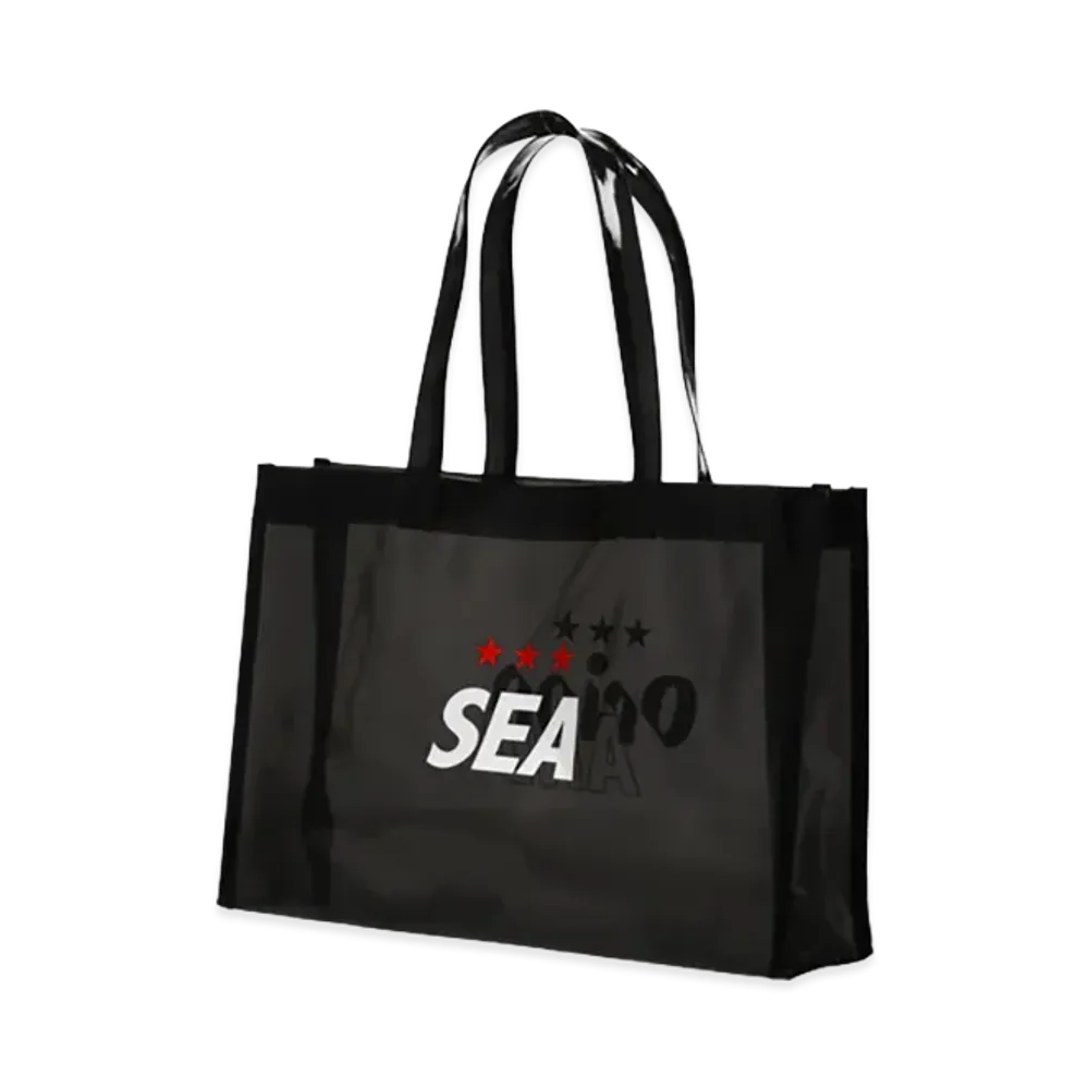WIND AND SEA x ORION BEER Clear Tote Bag "Black"
