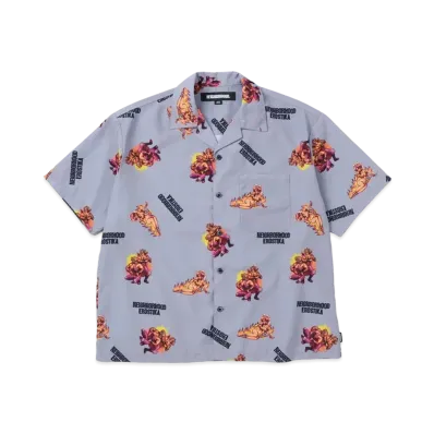 NEIGHBORHOOD x EROSTIKA . Hawaiian Shirt SS "Gray"