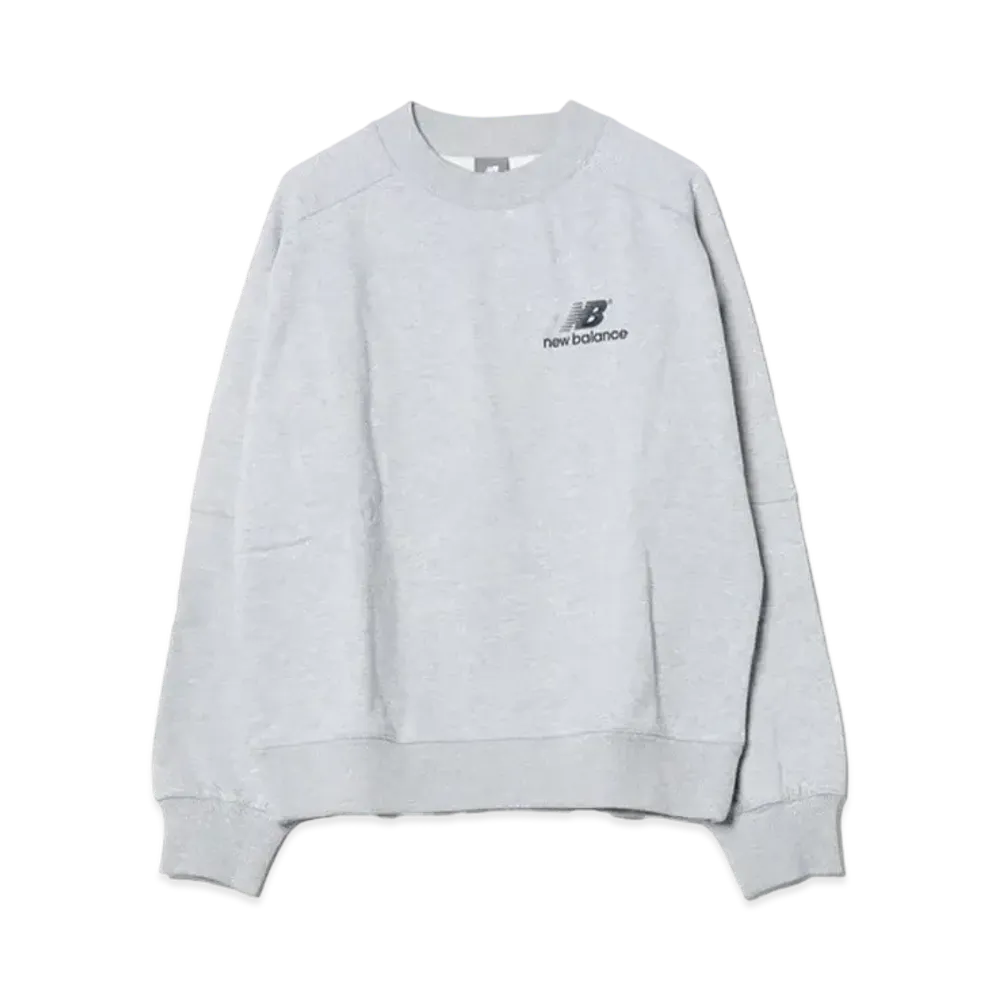 New Balance Sweat Crew Sweatshirt Oversize "Gray"