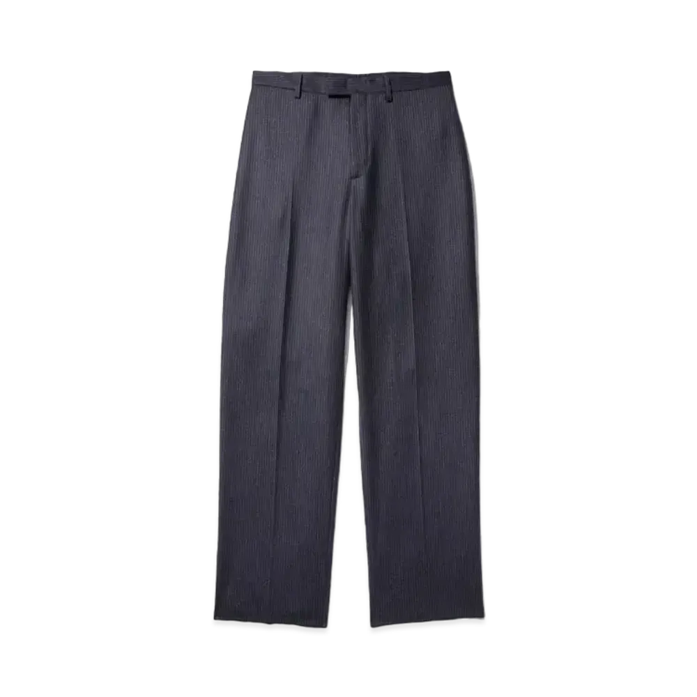 Noah Flat Front Trouser "Navy"