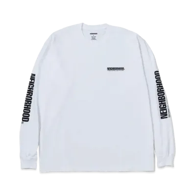 NEIGHBORHOOD NH . Tee LS-1 "White"
