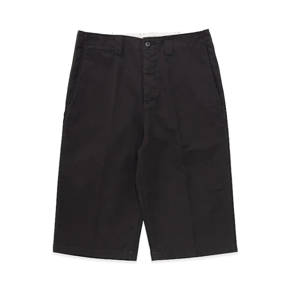 visvim Wide Chino Shorts "Black"