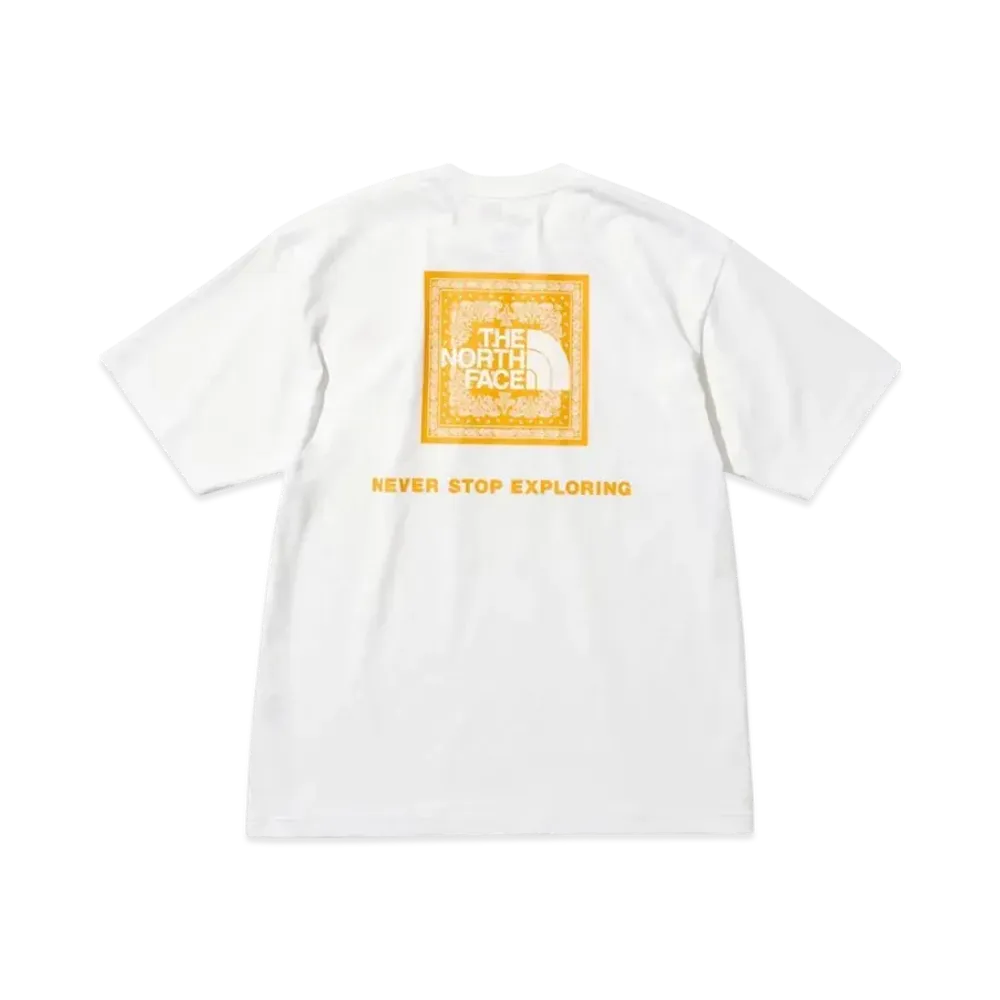 The North Face Short Sleeve Bandana Square Logo Tee "White"