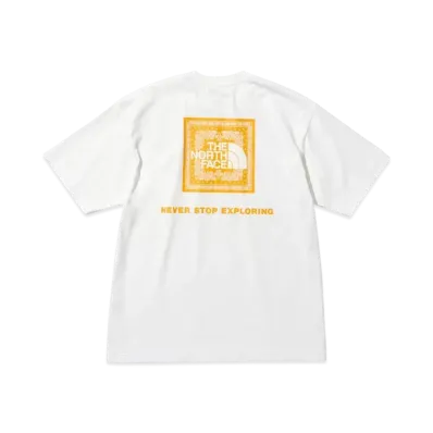 The North Face Short Sleeve Bandana Square Logo Tee "White"