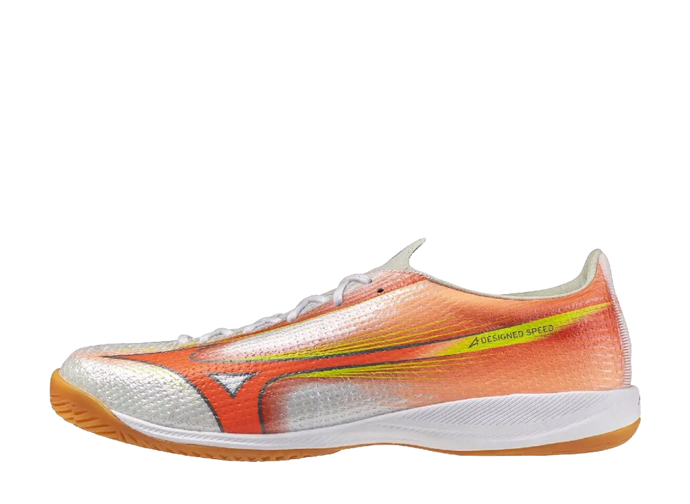 Mizuno α 3 Elite In "White/Orange/Yellow"