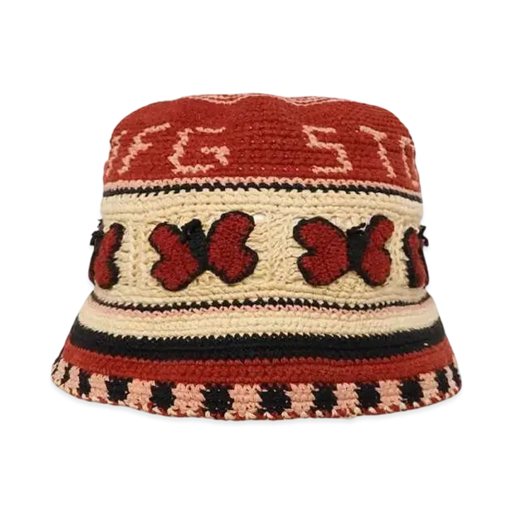 STORY mfg. BREW HAT "RED BUTTERFLY"