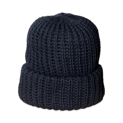 everyone Comesandgoes Cotton Big Knit Cap "Black"