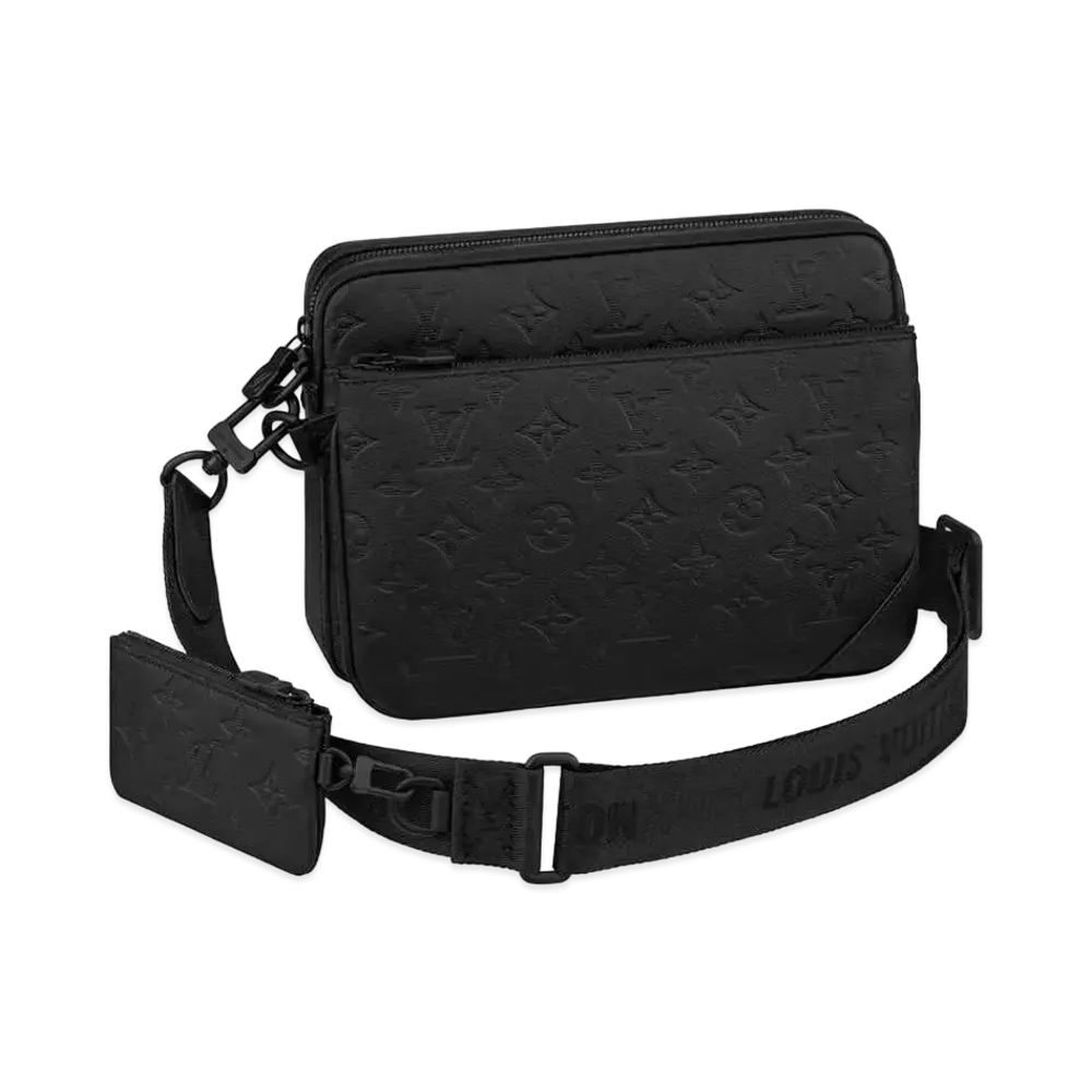 Louis Vuitton Trio Messenger Monogram Shadow "Noir"