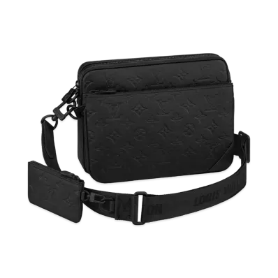Louis Vuitton Trio Messenger Monogram Shadow "Noir"