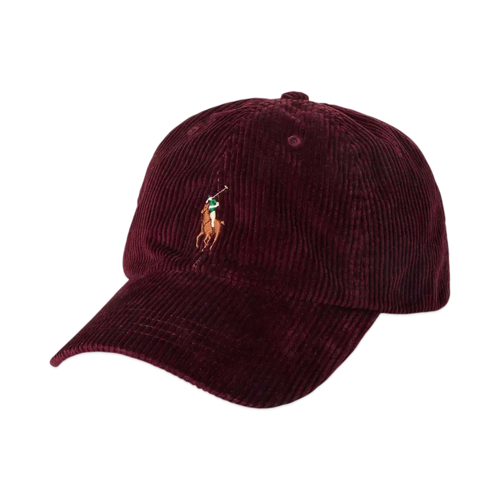Polo Ralph Lauren Corduroy Ball Cap "Red"