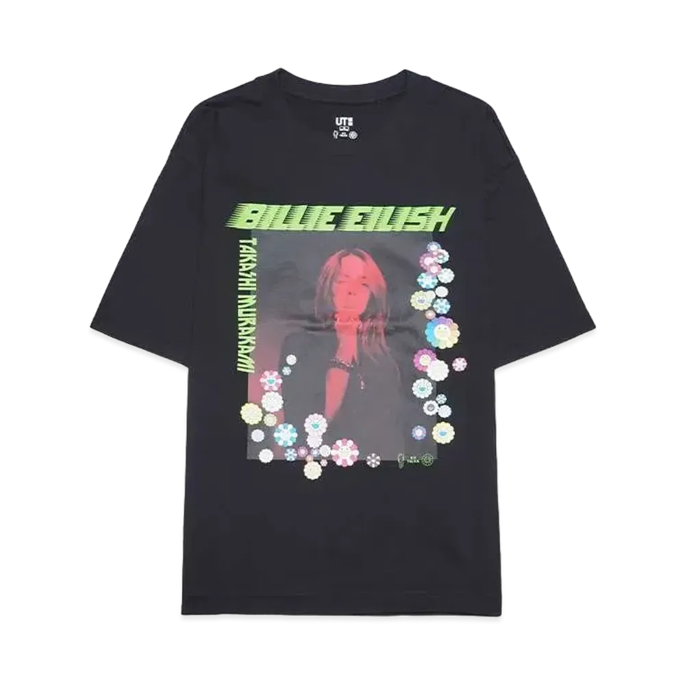 Uniqlo UT Billie Eilish x Takashi Murakami T-Shirt Women "Black"