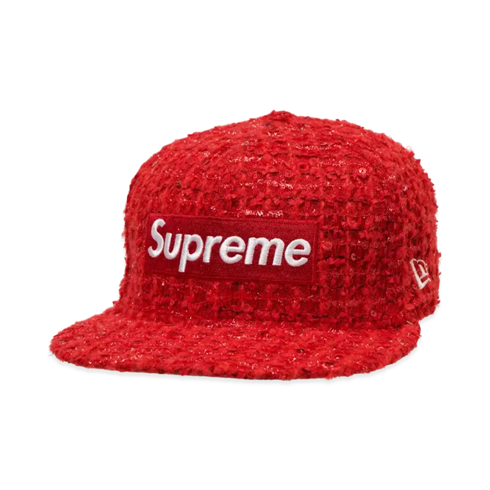 Supreme Boucle Box Logo New Era "Red"