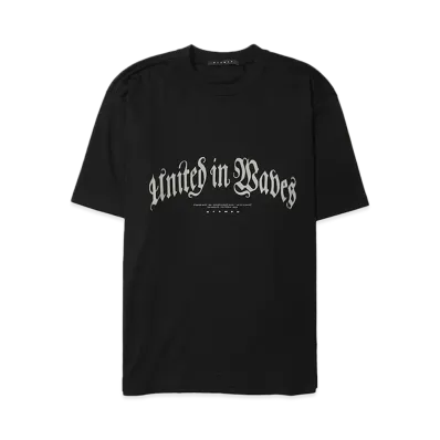 STAMPD United in Waves Relaxed Tee "BLACK"