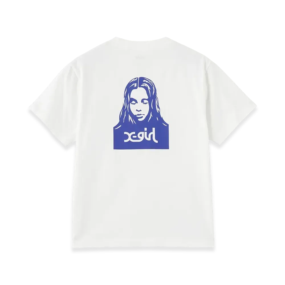 X-Girl Women's Face S/S Tee "White"